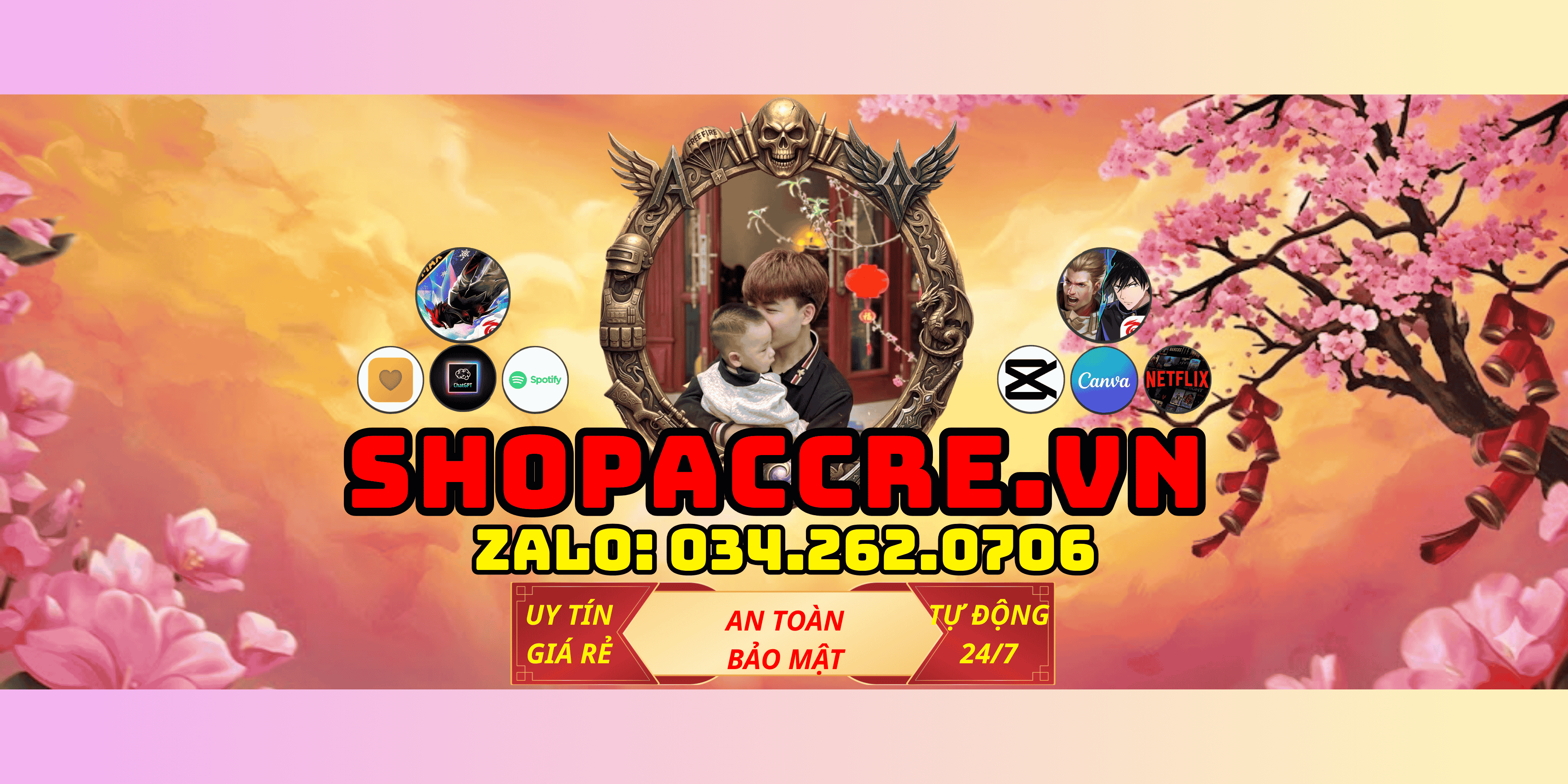 Trang web bán acc uy tín, giá rẻ, số 1 thị trường. Hỗ trợ 24/7 cung cấp các dịch vụ an toàn bảo mật cho khách hàng